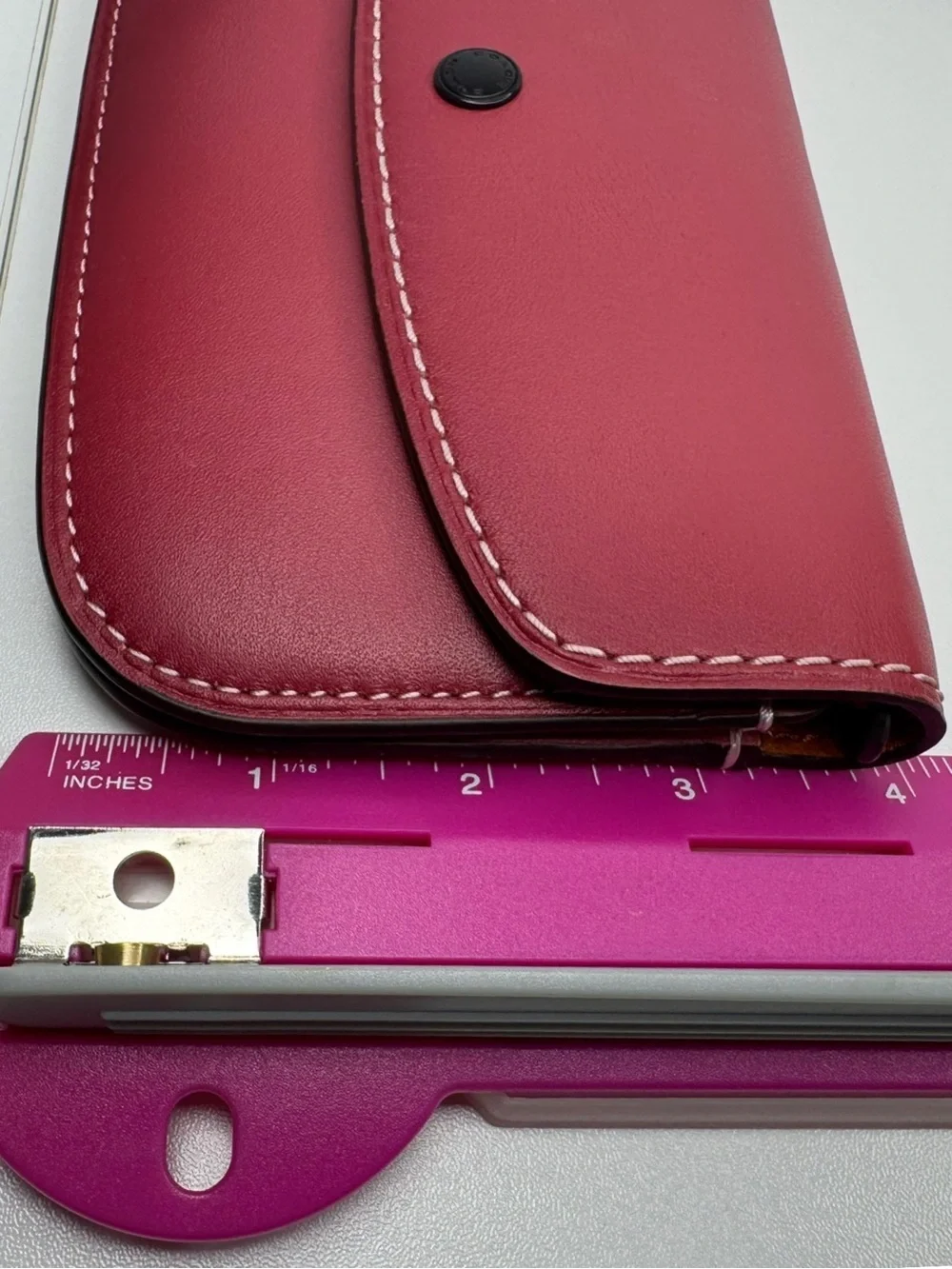 Coach 1941 Pink Glovetanned Clutch Wristlet Wallet